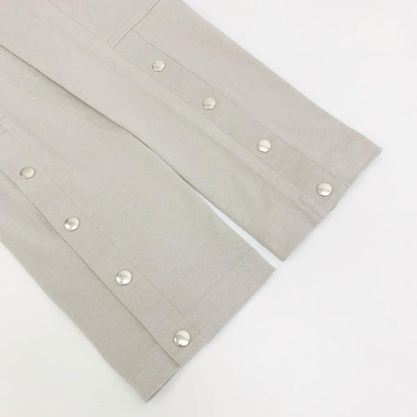 INDEPICT / ボトム/M/ナイロン/KHK/無地/サイドスナップボタン INDEPICT サイドスナップボタンジョガーパンツLサイズ