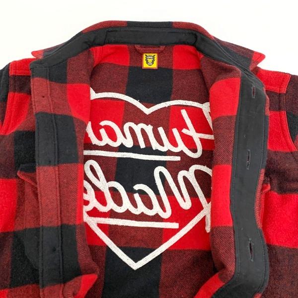 HUMAN MADE WOOL OVERSHIRT ウールオーバーシャツ 美品 HUMAN MADE WOOL OVERSHIRT ウールオーバーシャツ 美品