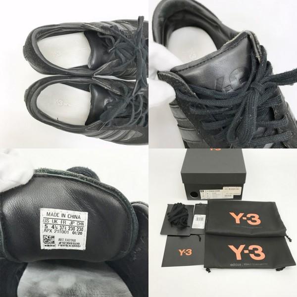 Y-3 Yohji Yamamoto adidas YOHJI STAR EH2268 ヨウジヤマモト ヨウジスター ロゴ入り レザー スニーカー 箱付き レディース 23cm ワイスリー 靴 DF10755■｜sunstep｜09