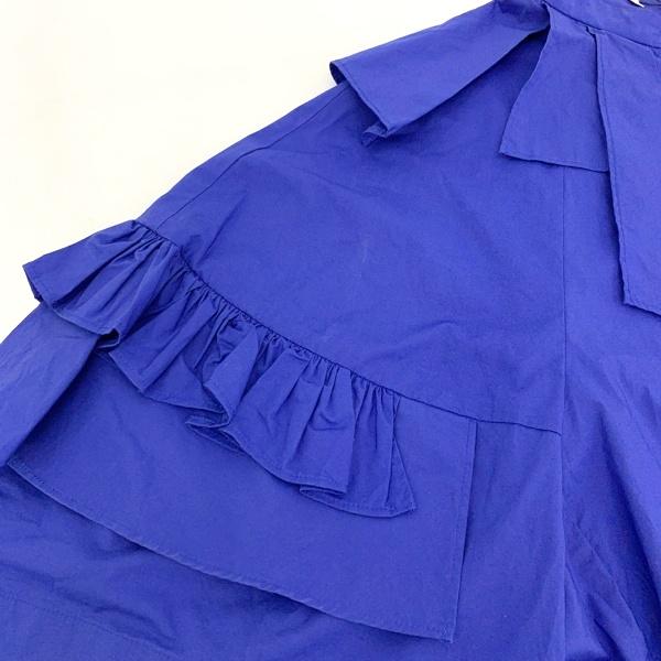 【美品】ENFOLD エンフォルド ビッグカラー ブラウス 38 中古・古着通販】ENFOLD (エンフォルド) コットン ウェーブカラー