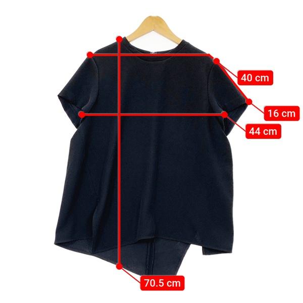 美品ENFOLD エンフォルド　ブラウス　36 黒トップス　シャツ入学式卒業式 美品ENFOLD エンフォルド ブラウス 36 黒トップス シャツ入学式