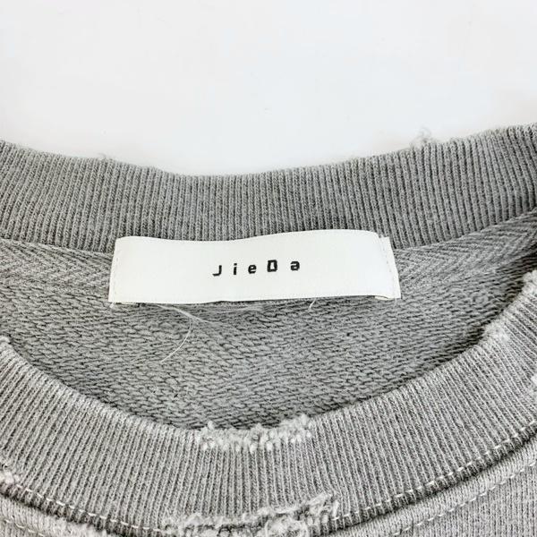 JieDa ジエダ 23SS PIGMENT DAMAGE SWEAT ピグメント ダメージ クルー  