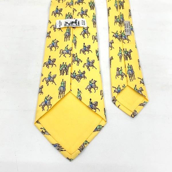 HERMES（エルメス） ネクタイ 7599 美品 レギュラータイ シルク ホース