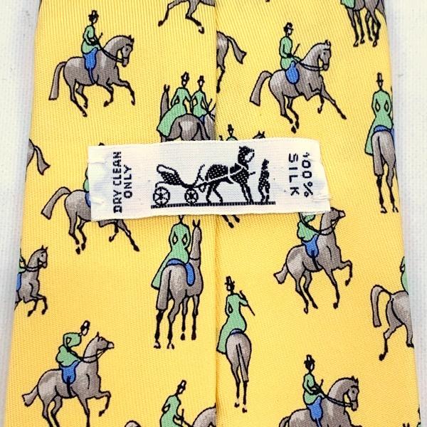 HERMES（エルメス） ネクタイ 7599 美品 レギュラータイ シルク ホース