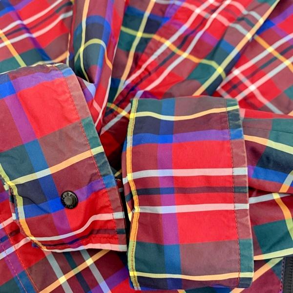 MONCLER タータンチェック ナイロン ジャケット ウィンド MONCLER タータンチェック ナイロン ジャケット ウィンド