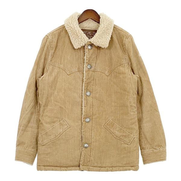 ティーエムティー ヴィンテージスラブコーデュロイボアランチコート