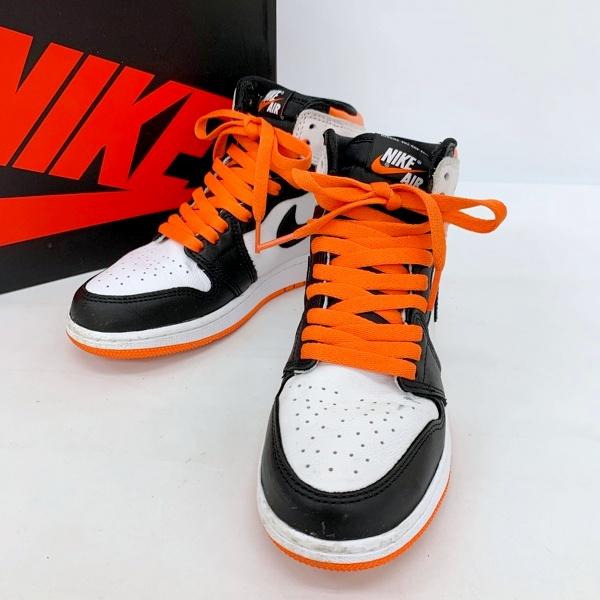NIKE ナイキ AIR JORDAN 1 RETRO HIGH OG GS ELECTRO ORANGE