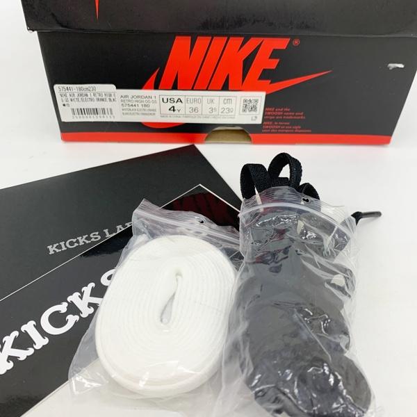 NIKE（ナイキ） AIR JORDAN 1 RETRO HIGH OG GS ELECTRO ORANGE エア