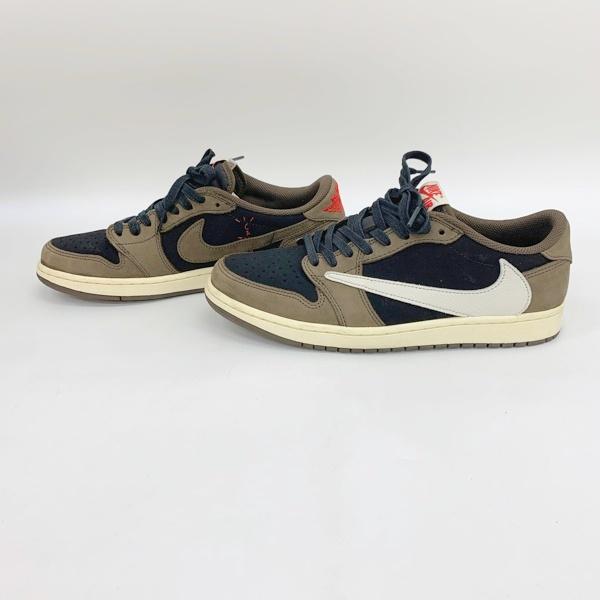 NIKE TRAVIS SCOTT AIR JORDAN 1 LOW OG SP-T CQ4277-001 エアジョーダン スニーカー 箱付き メンズ 27.5cm ブラウン ナイキ トラヴィススコット 靴 DF11508■｜sunstep｜02