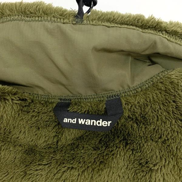 and wander（アンドワンダー） ハイロフトフリースジャケット 574