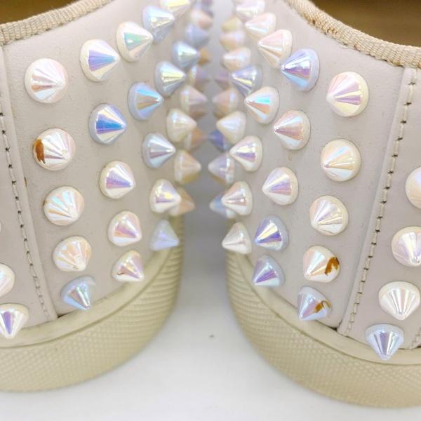 Christian Louboutin スパイクスリッポン 37.5 Christian Louboutin（クリスチャンルブタン） スパイクスタッズ