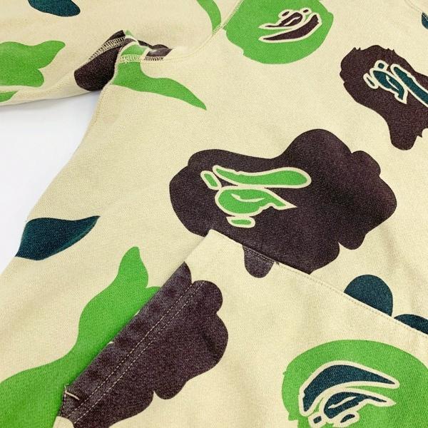 A BATHING APE アベイシングエイプ DEF CAMO CREWNECK カモ柄 