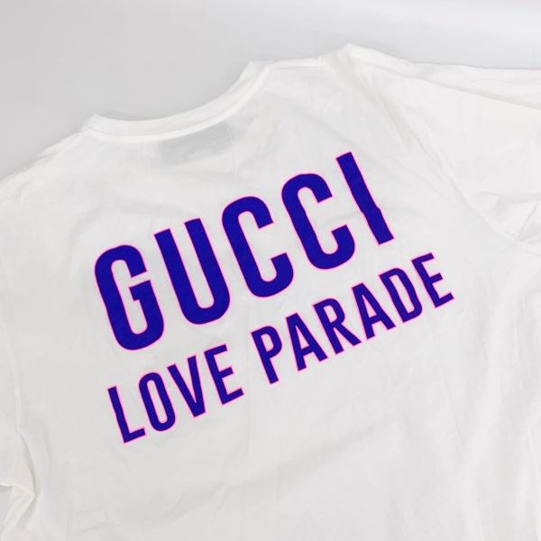 GUCCI（グッチ） GUCCI 22SS LOVE PARADE バックロゴ プリント Tシャツ