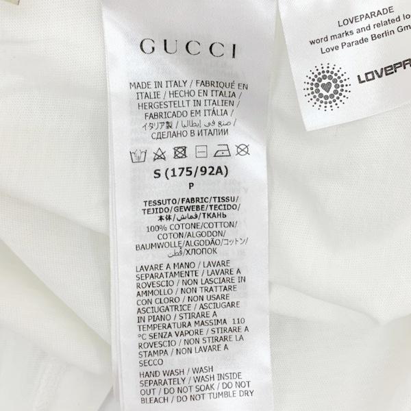 GUCCI（グッチ） GUCCI 22SS LOVE PARADE バックロゴ プリント Tシャツ