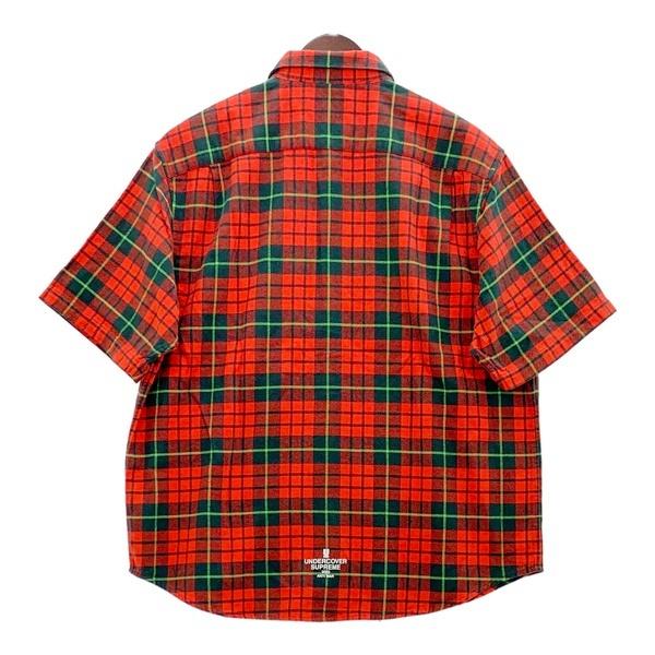 アンダーカバー supreme 半袖シャツ フランネル