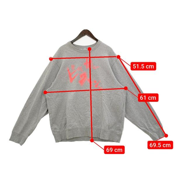 kolor / BEACON kolor Beacon 22AW プリント SWEAT メッセージプリント