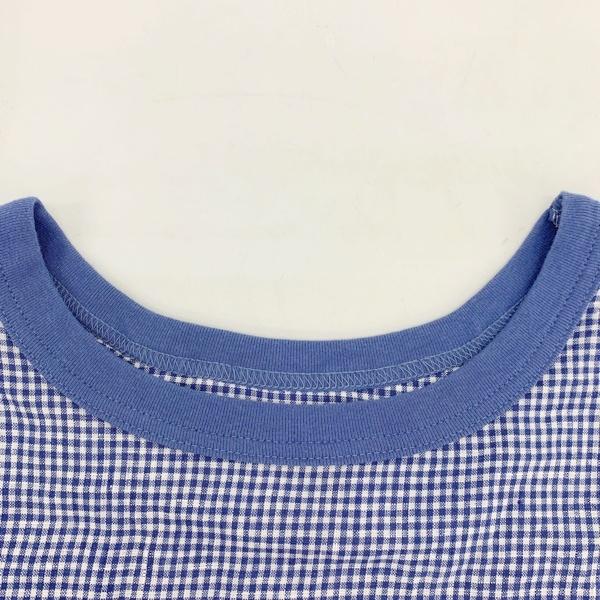 maillot（マイヨ） Tシャツ ブラウス ギンガムチェック Gingham linen