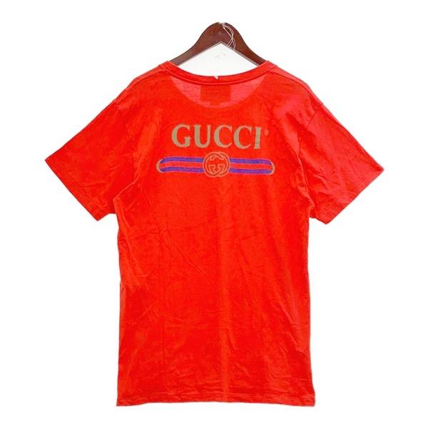 GUCCI（グッチ） バックロゴ GGロゴ インターロッキング Tシャツ 半袖 