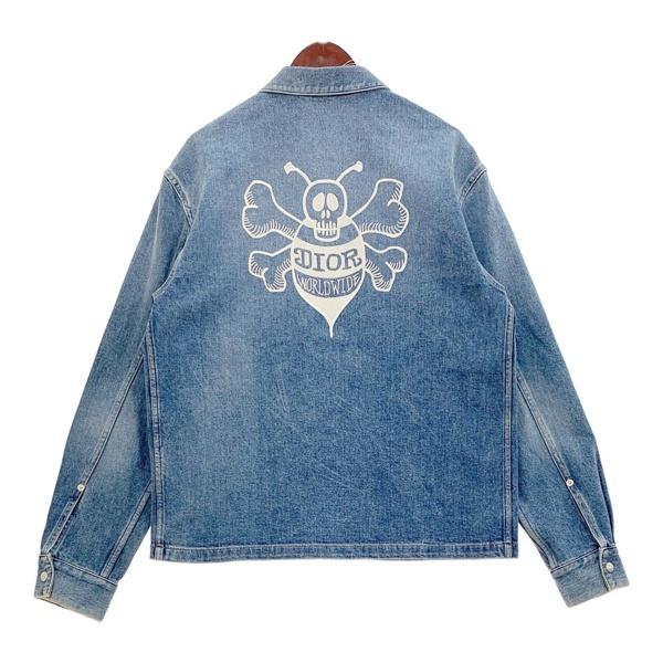 Dior HOMME Shawn Stussy 20AW Bee Denim Jacket ビー デニム Dior HOMME Shawn Stussy 20AW Bee Denim Jacket ビー デニム