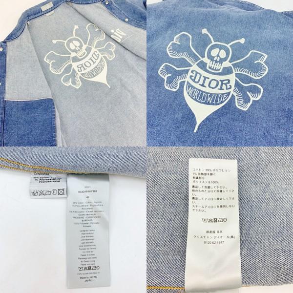 Dior HOMME Shawn Stussy 20AW Bee Denim Jacket ビー デニム Dior HOMME Shawn Stussy 20AW Bee Denim Jacket ビー デニム