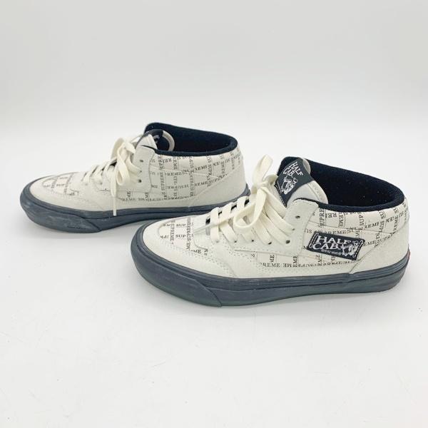 27cm Supreme Vans Half CAB PRO '92 White