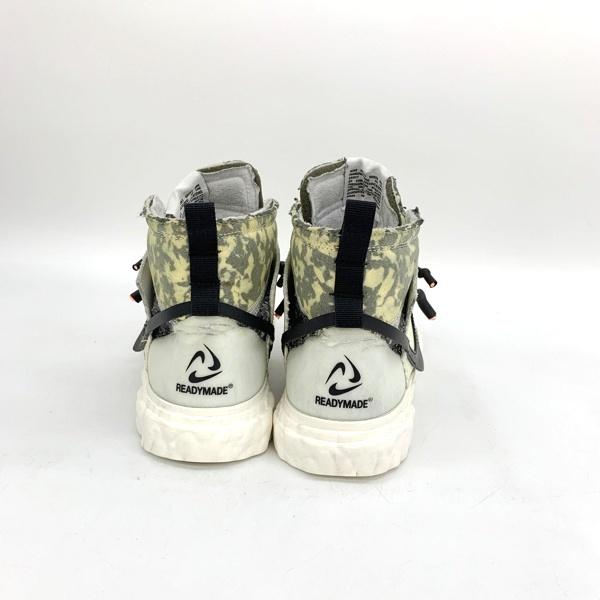 NIKE READYMADE ハイカットスニーカー ホワイト/カモフラージュ