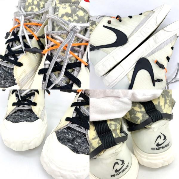 NIKE READYMADE ハイカットスニーカー ホワイト/カモフラージュ