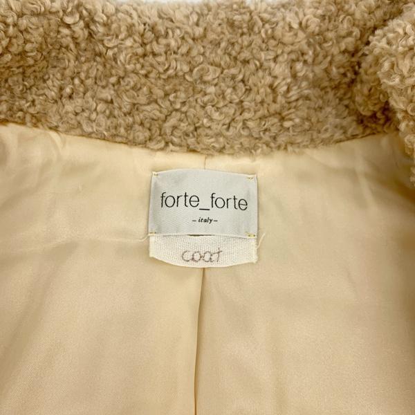 forte_forte ボアコート Pコート ジャケット ブルゾン カジュアル  