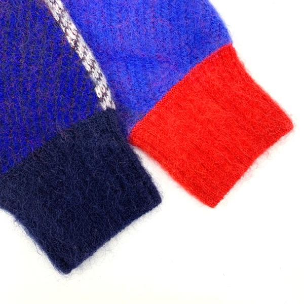 sacai Sacai plaid Knit 22-02858M 22AW ニット セーター クルーネック 