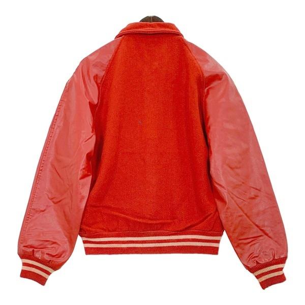 60s SAND KNIT スタジャン レザー デニム スウェット ビンテージ BUTWIN 60s 70s スタジアムジャンパー スタジャン レザー