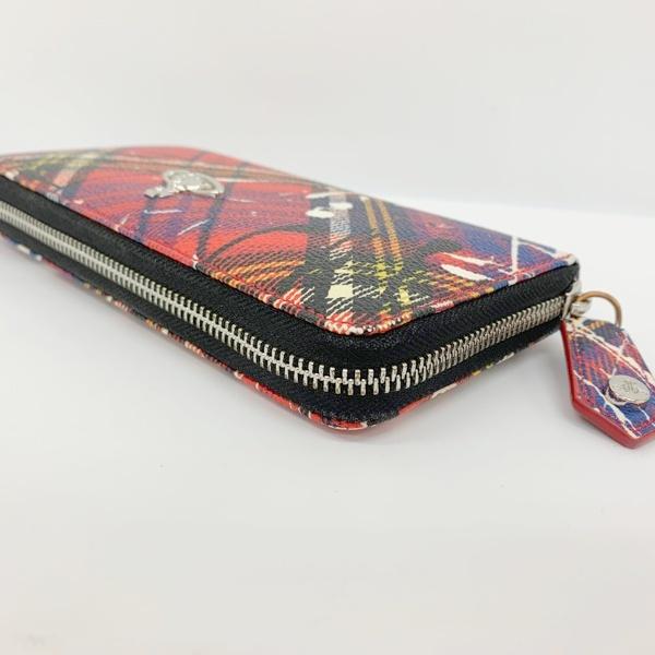 Vivienne Westwood スプラッシュ タータンチェック柄 ラウンド Vivienne Westwood スプラッシュ タータンチェック柄 ラウンド