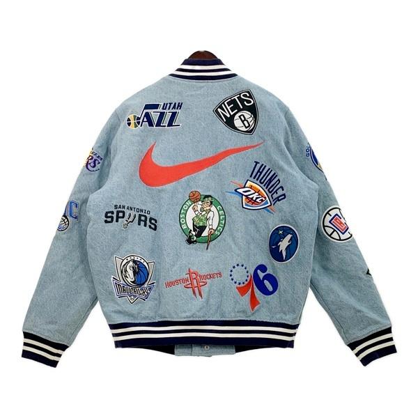 Supreme NIKE 18SS NBA Denim Warm-Up Jacket AO3632-440 チーム Supreme NIKE 18SS NBA Denim Warm-Up Jacket AO3632-440 チーム