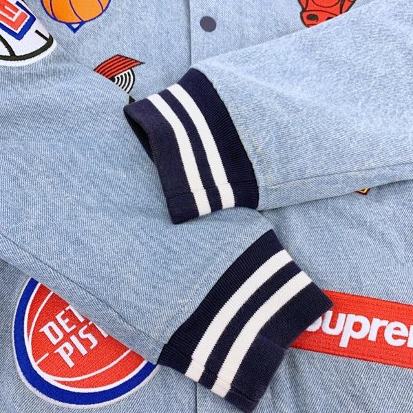 Supreme NIKE 18SS NBA Denim Warm-Up Jacket AO3632-440 チーム Supreme NIKE 18SS NBA Denim Warm-Up Jacket AO3632-440 チーム