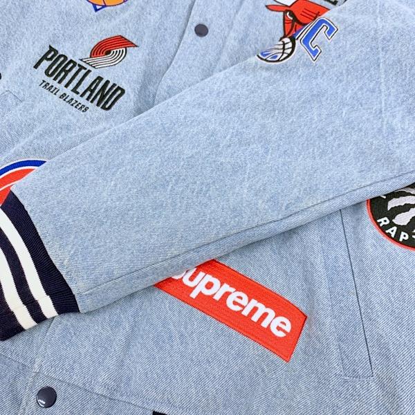 Supreme NIKE 18SS NBA Denim Warm-Up Jacket AO3632-440 チーム Supreme NIKE 18SS NBA Denim Warm-Up Jacket AO3632-440 チーム