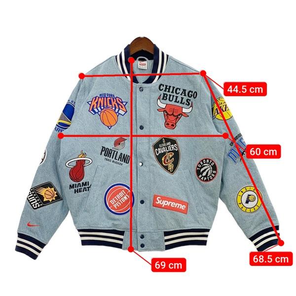 Supreme NIKE 18SS NBA Denim Warm-Up Jacket AO3632-440 チーム Supreme NIKE 18SS NBA Denim Warm-Up Jacket AO3632-440 チーム