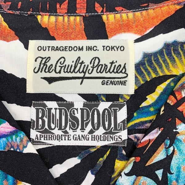 WACKO MARIA BAD POOL 舐達麻 アロハシャツ 美品 半袖 オープン WACKO MARIA BAD POOL 舐達麻 アロハシャツ 美品 半袖 オープン