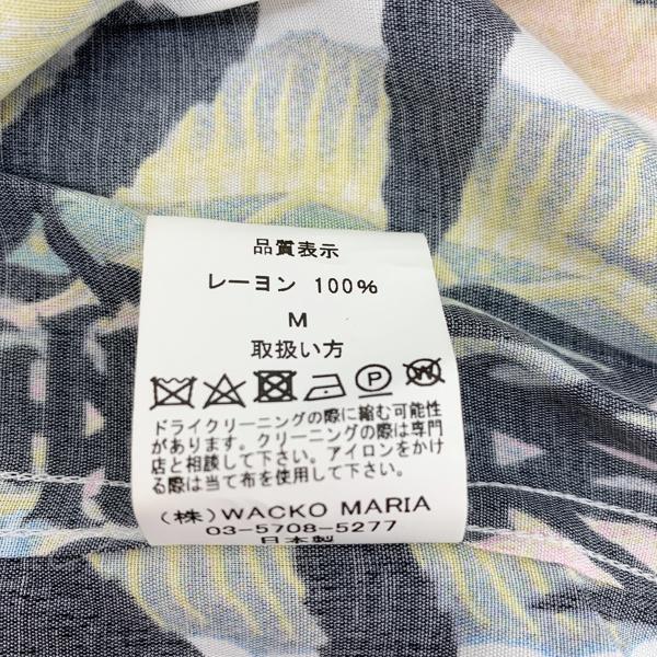 WACKO MARIA BAD POOL 舐達麻 アロハシャツ 美品 半袖 オープン WACKO MARIA BAD POOL 舐達麻 アロハシャツ 美品 半袖 オープン