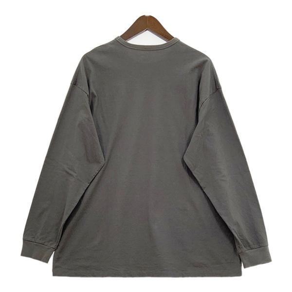 Graphpaper ダークグレー 長袖シャツ サイズ2 Graphpaper グラフペーパー ロンT カットソー 長袖 Tシャツ 綿