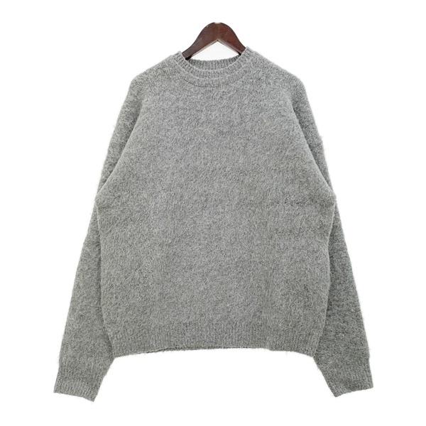 TODAYFUL ブラッシュドクルーネックニット グレー TODAYFUL