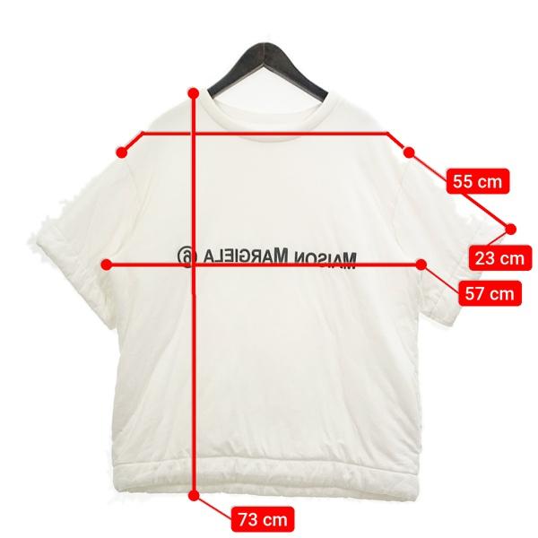 メゾンマルジェラ MM6 中綿 半袖 Tシャツ カットソー S62GD0017 S21058 