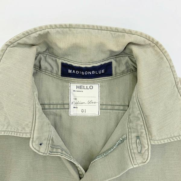 MADISON BLUE（マディソンブルー） HAMPTON BACK SATIN SHIRT