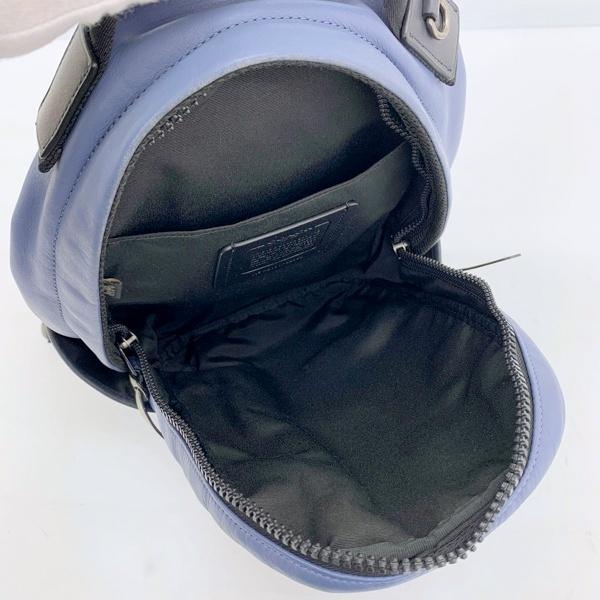 COACH シグネチャー PVC カラーブロック エッジバッグ ボディバッグ 