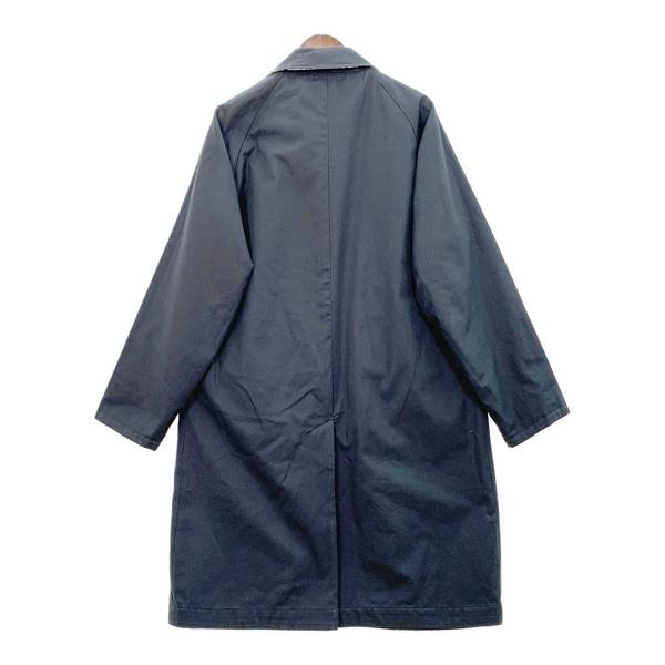 【美品】キンロックアンダーソン ステンカラーコート リバーシブル 一枚袖 黒 L 美品】キンロックアンダーソン ステンカラーコート 一枚袖