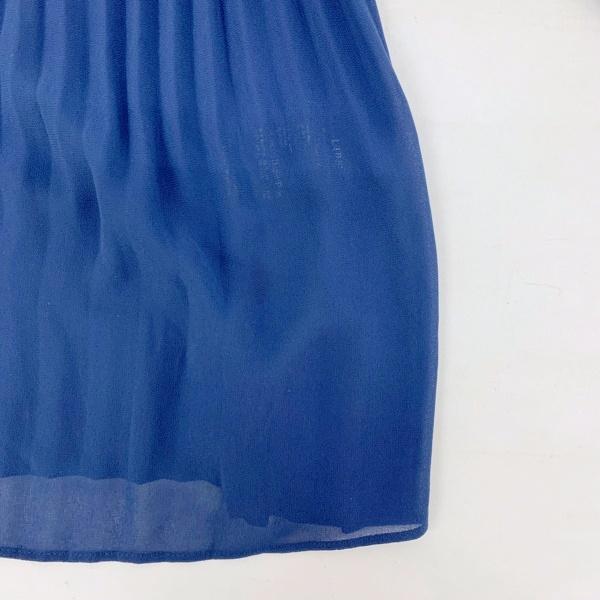 Lune（ブレゲ） L'UNE リュンヌ 配色プリーテッドフリルブラウス