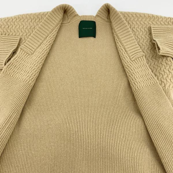 Native Village ネイティブヴィレッジ カーディガン 33183-09305 美品 