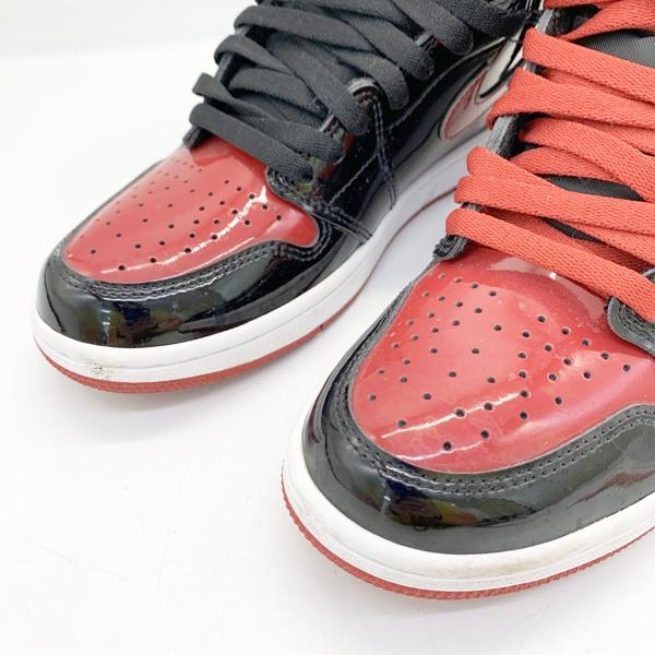NIKE Air Jordan 1 High OG Patent Bred 555088-063 スニーカー