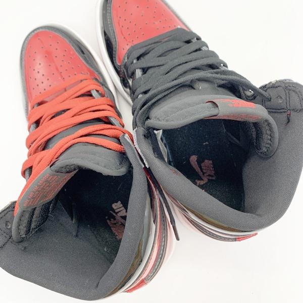 NIKE Air Jordan 1 High OG Patent Bred 555088-063 スニーカー