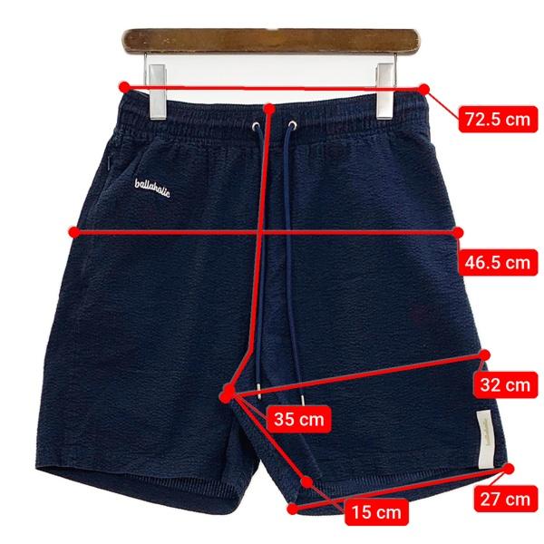 ballaholic Seersucker BB Shirt ベースボールシャツ ショーツ  