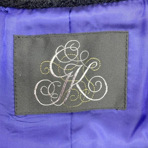 伊太利屋　フリーサイズ　コート 伊太利屋（Italiya） #snc イタリヤ コート 9 紺 麻混 アニマル ベルト