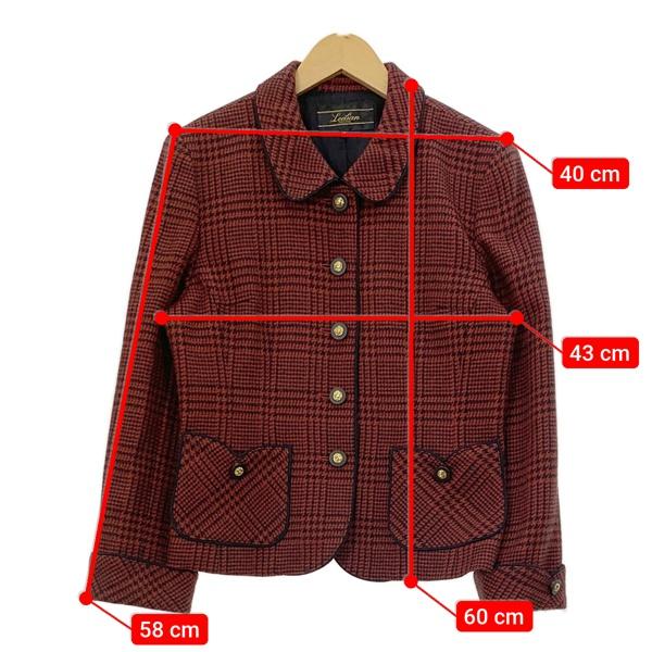 Leilian レリアン チェック ウール セットアップ ジャケット スカート Leilian レリアン ウール 千鳥格子 チェック柄 スーツ